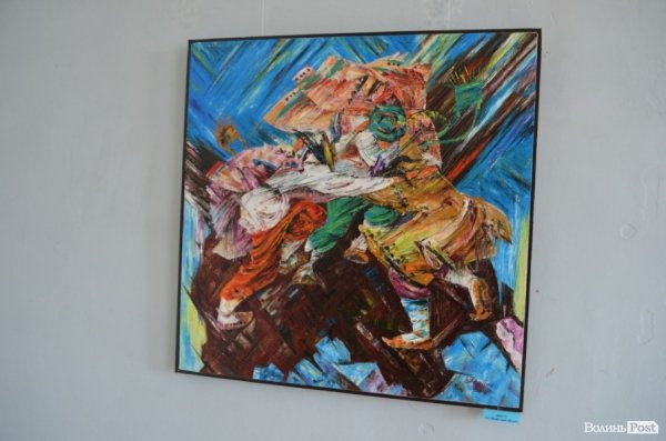 Коли полотна танцюють: у Луцьку відкрили виставку картин «в чотири руки». ФОТО