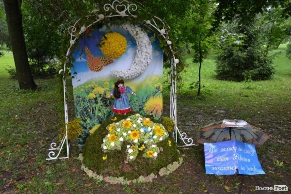 У Луцьку  - квіткова виставка до Дня Незалежності. ФОТО