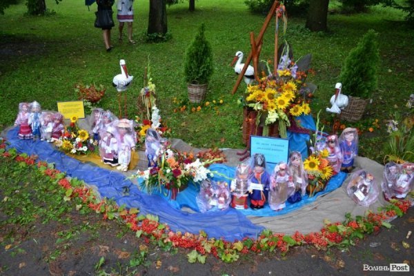 У Луцьку  - квіткова виставка до Дня Незалежності. ФОТО