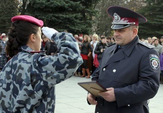 Як у Луцьку майбутні міліціонери складали присяги. ФОТО