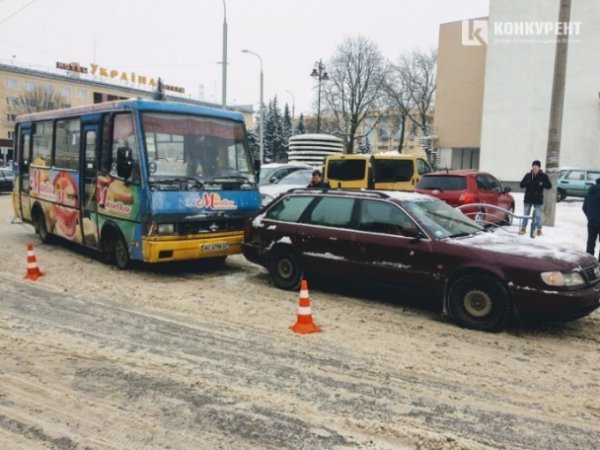 У центрі Луцька – аварія