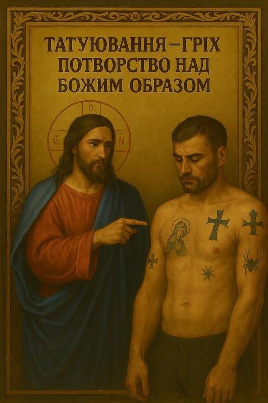 «Татуювання – це тавро гріха»: волинський священник різко розкритикував моду на тату