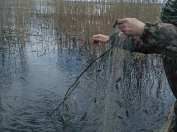 З волинських водойм вилучили пів кілометра браконьєрських риболовних сіток