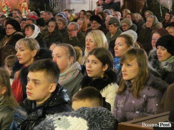 Як римо-католики Луцька святкували Різдво. ФОТО