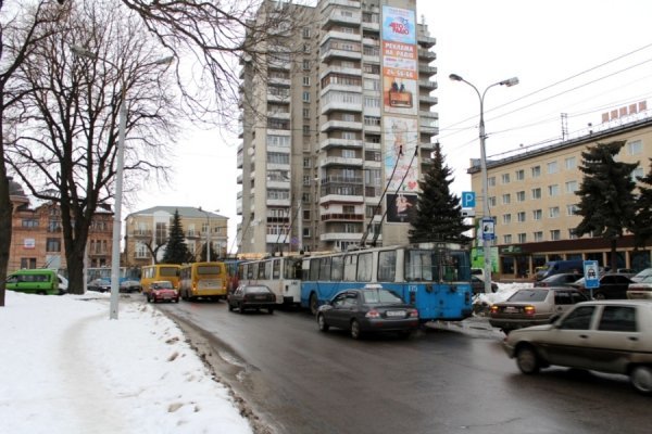 Як у Луцьку стояли тролейбуси. ФОТО. ВІДЕО