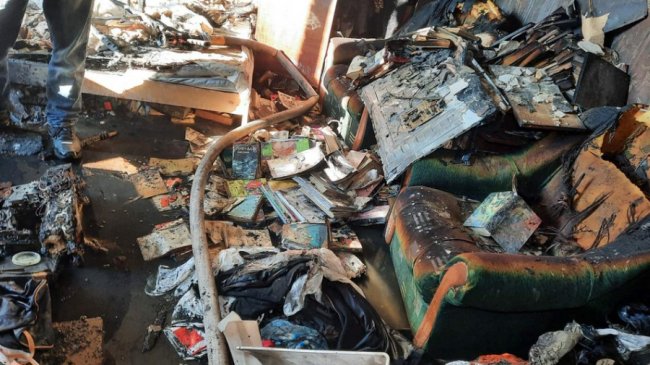 У центрі Луцька згоріла квартира. ФОТО