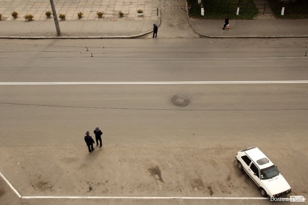 Янукович у Луцьку: центр міста стоїть у заторі. ФОТО