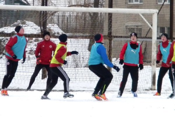 Як молодь і юніори «Волині» у сніговий футбол грали. ФОТО