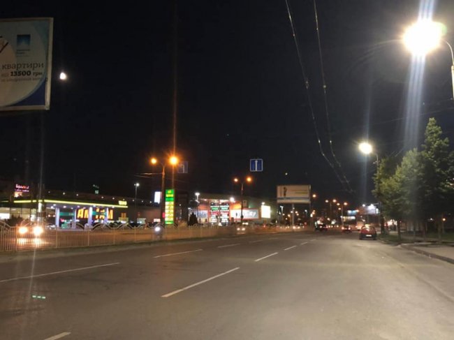 На одному з проспектів Луцька встановили нове LED-освітлення. ФОТО