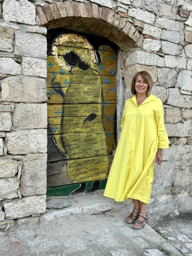 Волинська художниця, матір загиблого Героя провела художній пленер в Італії. ФОТО