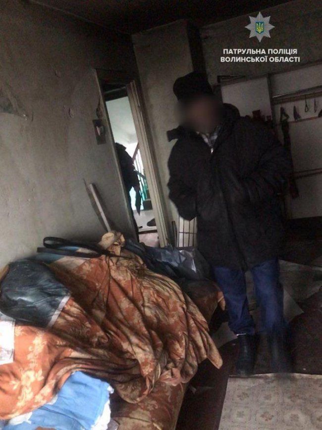 У Ковелі психічнохворий ледь не спалив помешкання. ФОТО