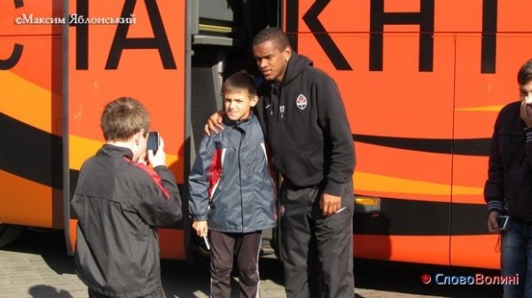 «Шахтар» прибув до Луцька. ФОТО