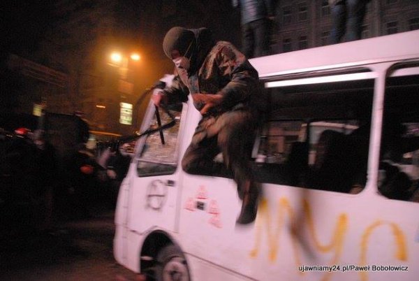 Сутички на Грушевського: фотовраження поляка