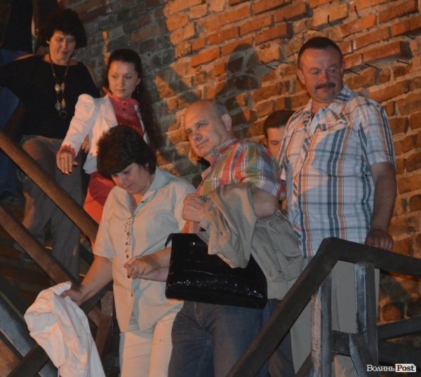 Голова Волиньради Володимир Войтович та колишній голова партії «Сильна Україна» на Волині  Сергій Ющак