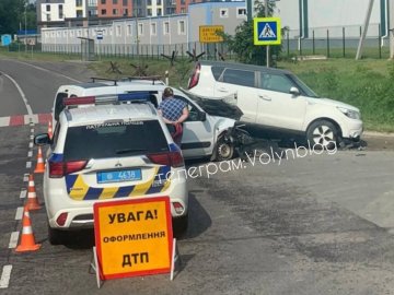 У Луцьку на Володимирській – ДТП: автівки зазнали значних ушкоджень. ФОТО