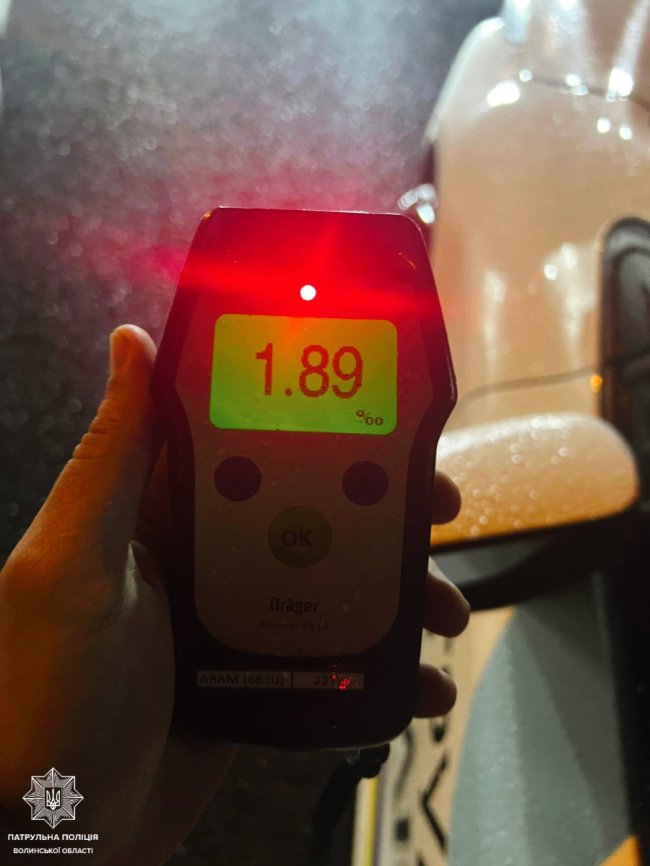 У Луцьку затримали п'яну водійку