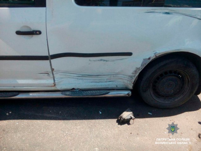 Подробиці аварії у Луцьку на Рівненській. ФОТО