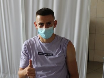 Футболісти та тренери «Волині» вдруге вакцинувалися від коронавірусу
