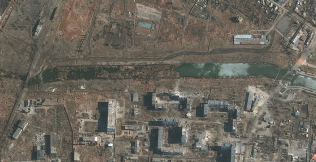 Супутники Maxar показали, як виглядає Бахмут після бомбардувань. ФОТО