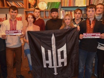 Націоналісти з Луцька підтримали білоруських колег