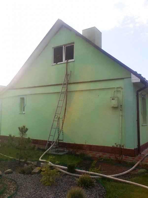 На Волині горів будинок. ФОТО