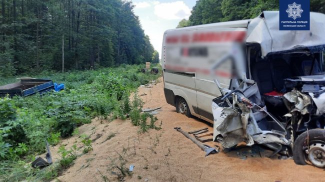На Волині сталось дві аварії з травмованими. ФОТО