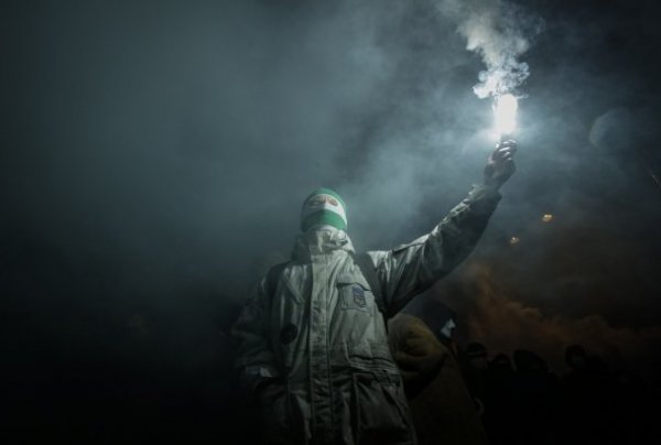 У Києві націоналісти влаштували смолоскипну ходу на честь Бандери. ФОТО