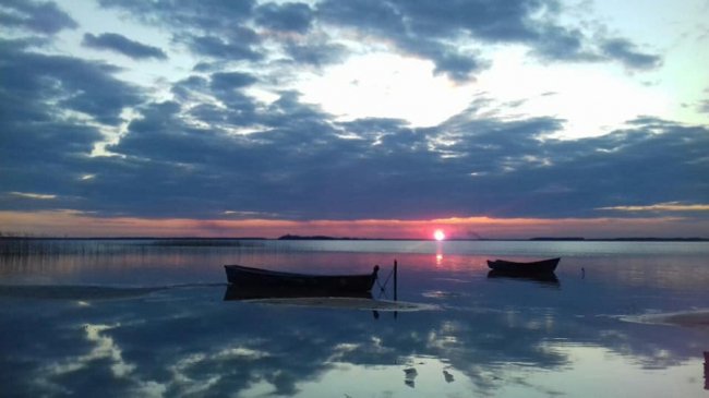 Магічний захід сонця на озері Світязь. ФОТО 