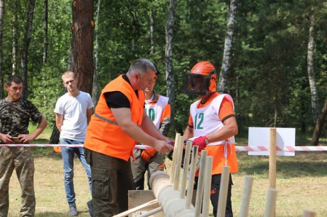 На Волині обрали кращого лісоруба. ФОТО