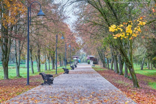 Неймовірна осінь у луцькому парку. ФОТО