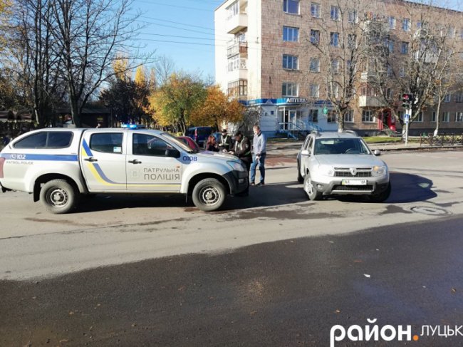 У Луцьку зіткнулися дві автівки. ФОТО