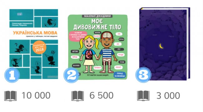 Українські видавці назвали бестселери 2017 року