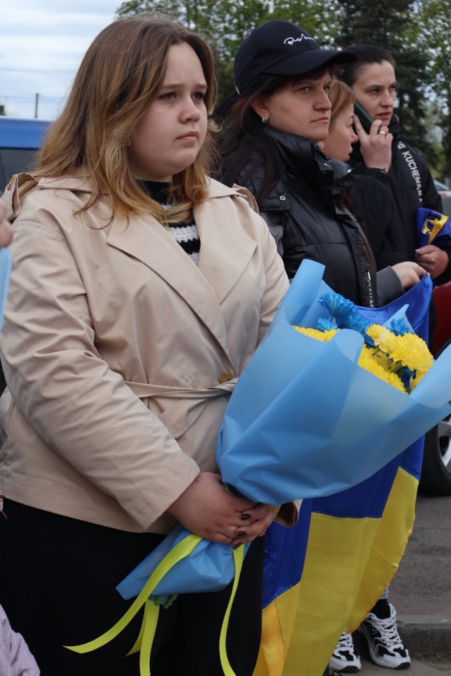 На Волині зустріли звільненого з полону воїна Андрія Жолоба. ФОТО