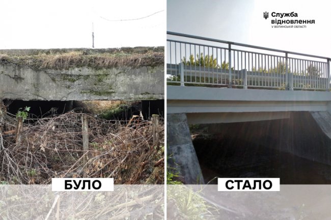 У Луцькому районі відремонтували аварійний міст. ФОТО