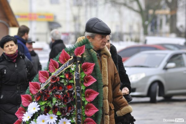 У Луцьку провели в останню путь Антона Кривицького