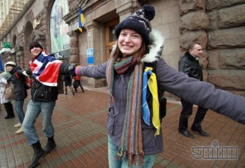 Євроланцюг в Києві. ФОТО