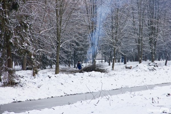 У Луцьк прийшла справжня зима. ФОТО