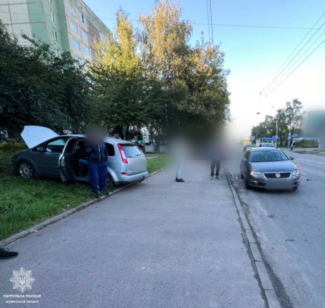 У Луцьку п'яний водій скоїв аварію