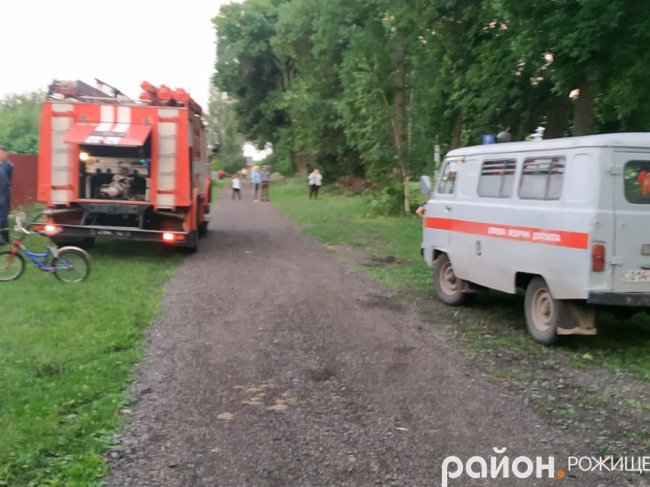 Через конфлікт із родичами співмешканки волинянин підпалив будівлю. ФОТО