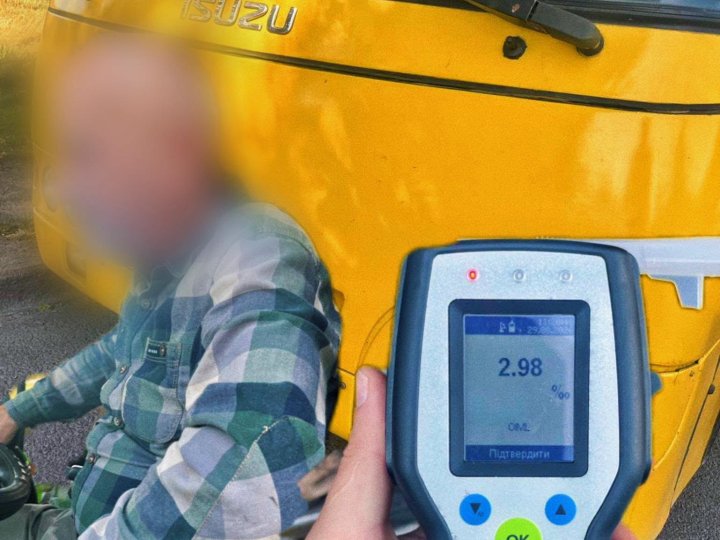 На Волині поліцейські «зняли» з рейсу п'яного водія маршрутки