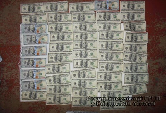 На Волині у чоловіка вилучили зброю, гроші та бурштин. ФОТО