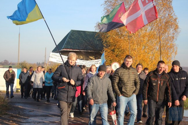 У Нововолинську страйкують шахтарі. ФОТО