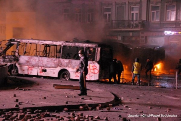 Сутички на Грушевського: фотовраження поляка