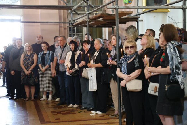 Лучани провели в останню путь Героя Ігоря Приступу