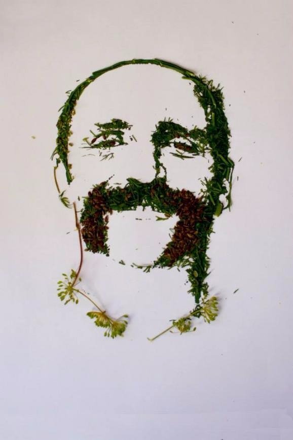 Українська художниця створює унікальні портрети із зелені. ФОТО
