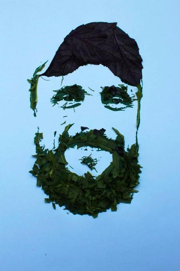 Українська художниця створює унікальні портрети із зелені. ФОТО