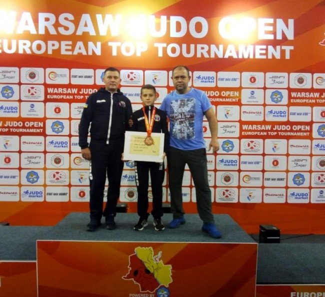 Юний спортсмен з Волині завоював «бронзу» на змаганнях у Варшаві. ФОТО