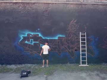 У Луцьку – другий день фестивалю вуличного мистецтва «Lutsk WallKing». НАЖИВО