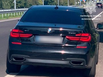 Втричі перевищив швидкість: на Волині затримали водія-порушника