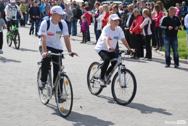 «Велоатлетичний» пробіг Луцьком. ФОТО